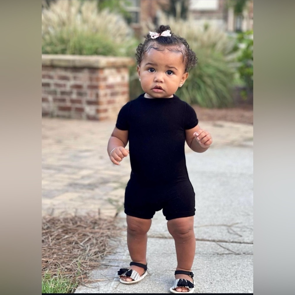BRAND NEW WITH TAGS NAKED WARDROBE BABY BASICS ROMPER!